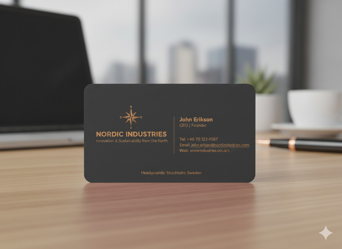 Premium visitkort från Brizelontrizelon